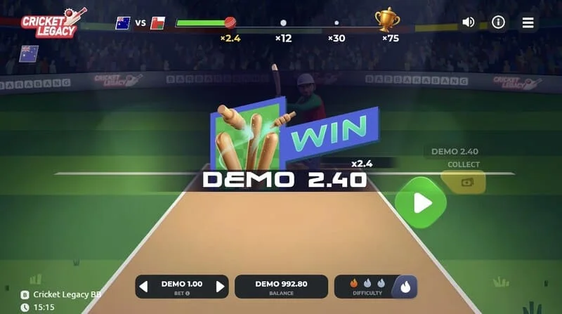 Cricket Legacy BB 勝利